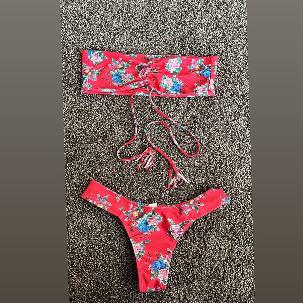 flower swim suit